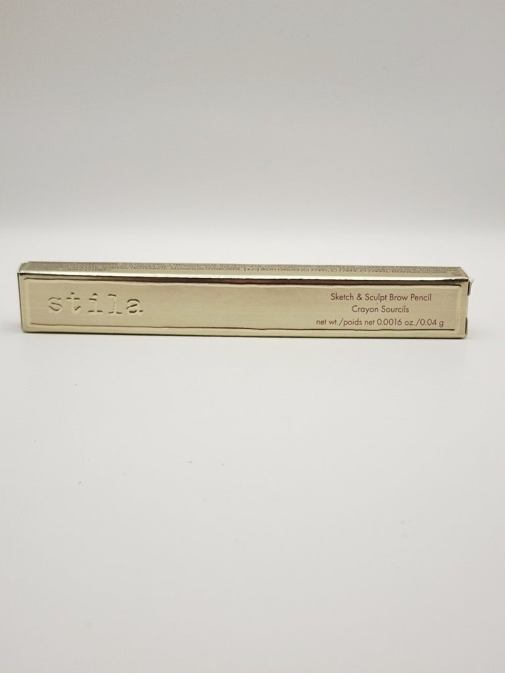 Stila Sketch & Sculpt Brow Pencil Dual-Ended Eyebrow Definer & Liner Shade Dark